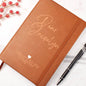 Graphic Leather Journal | Letter to My Daughter | Sunset
