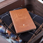 Graphic Leather Journal | Letter to My Daughter | Sunset
