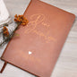 Graphic Leather Journal | Letter to My Daughter | Sunset