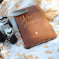 Graphic Leather Journal | Letter to My Daughter | Sunset
