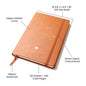 Graphic Leather Journal | Letter to My Daughter | Sunset