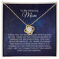 Love Knot Necklace- Amazing Mom