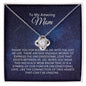 Love Knot Necklace- Amazing Mom
