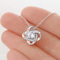 Love Knot Necklace- Amazing Mom