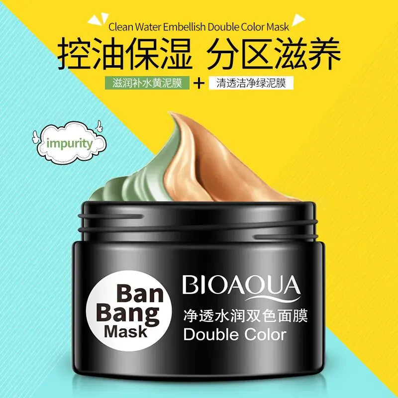 Double Color Face Mask Moisturizing Cream