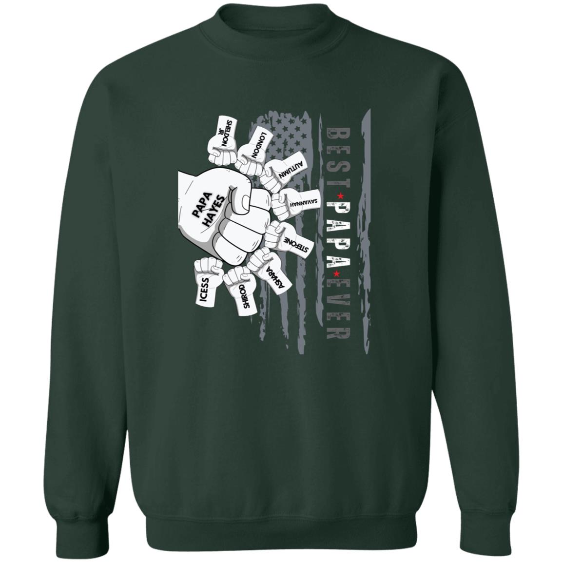 Papa Hayes Crewneck Pullover Sweatshirt