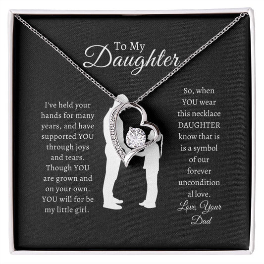 Forever Love Necklace- Daughter, Love Dad