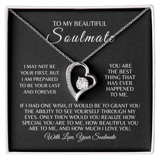 TO MY BEAUTIFUL SOULMATE | FOREVER LOVE NECKLACE