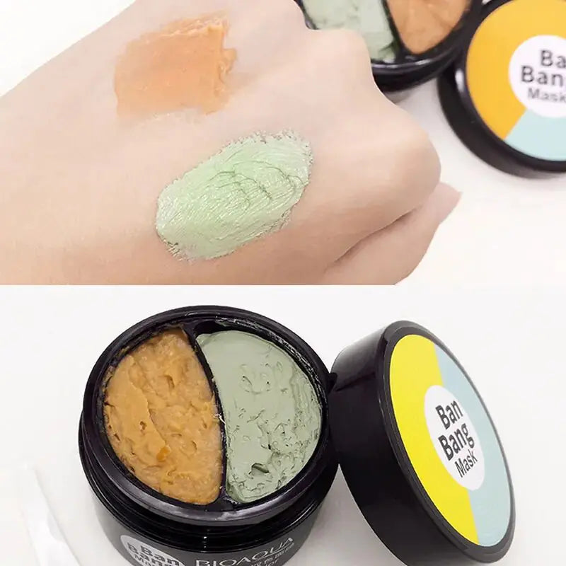 Double Color Face Mask Moisturizing Cream